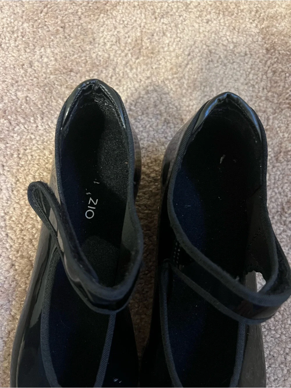 Capezio Black Patent Mary Jane Tap Shoes for Kids